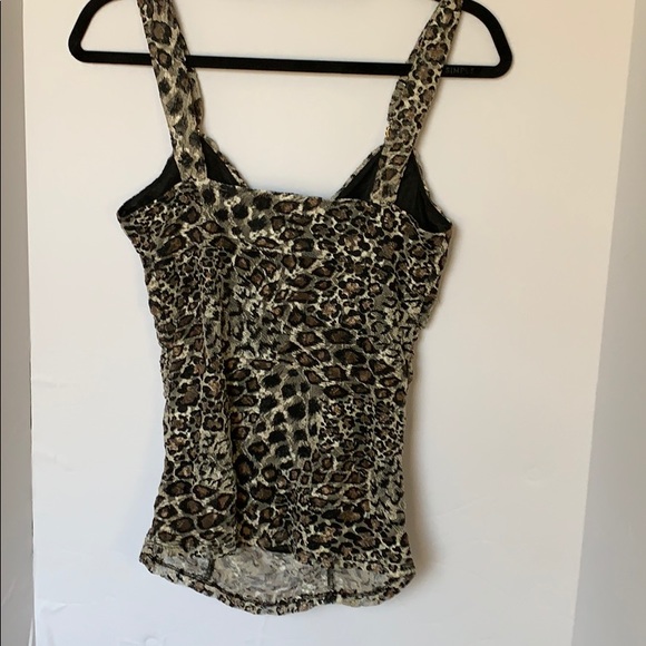 Express Leopard Print Top - Picture 3 of 4